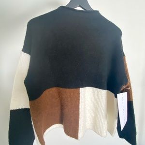 Color-block sweater